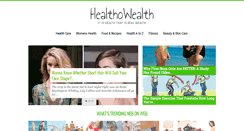 Desktop Screenshot of healthowealth.com